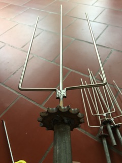 Xiên nướng gà vịt