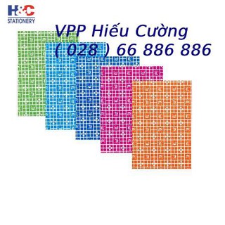 Sổ Caro 21x33cm dày - 208 trang. Do VPP Hiếu Cường cung cấp