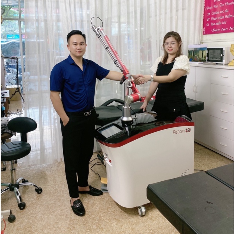 MÁY LASER TRỤC KHUỶU PICOCARE, DÙNG TRONG SPA TMV [CHUYÊN CUNG CẤP MÁY SPA ]