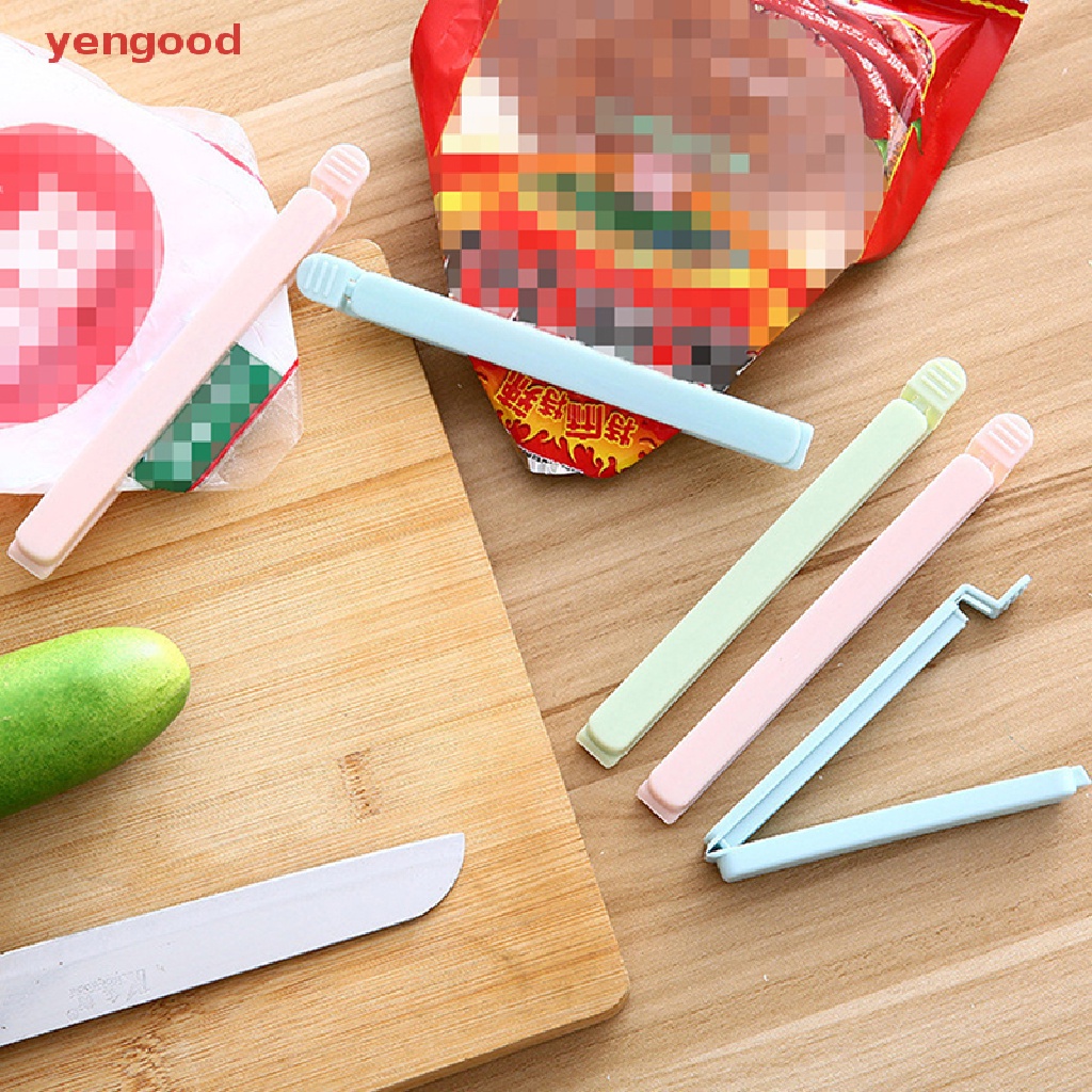 Set 5 Kẹp Miệng Túi Thực Phẩm Co Giãn Di Động Tiện Dụng Cho Nhà Bếp