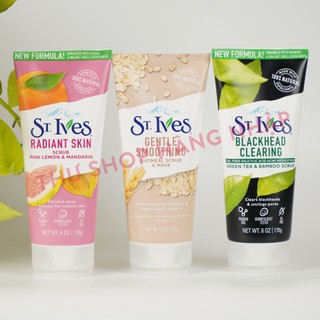 Sữa rửa mặt tẩy da chết dịu nhẹ ST.IVES 170g