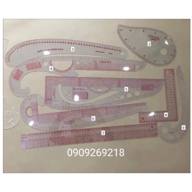 Bộ thước dẻo đo may quần áo
