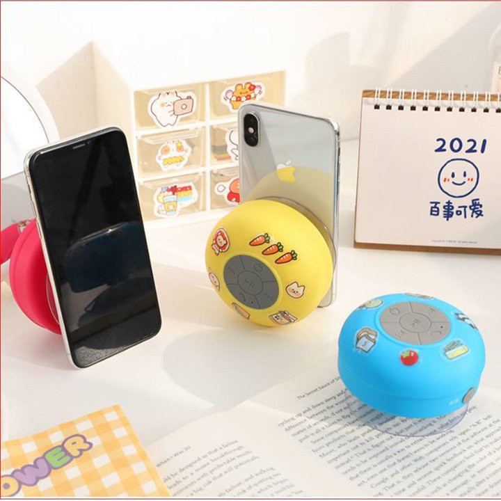 Loa bluetooth không dây chống nước gắn tường, nhà tắm tặng kèm miếng dán stick