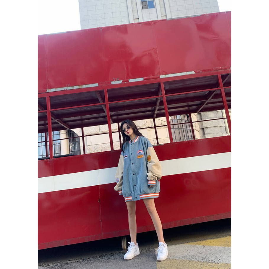 Áo Khoác Bomber Chất Nhung Tay Phối Bo Chun 2 Màu | BigBuy360 - bigbuy360.vn