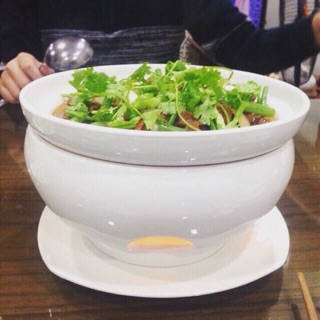 Bếp đun canh bát tràng- hâm nóng đồ ăn bằng gốm sứ bát tràng
