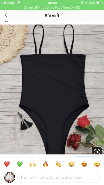 Bodysuit dáng basic black ( kèm ảnh thật trải sàn) | BigBuy360 - bigbuy360.vn