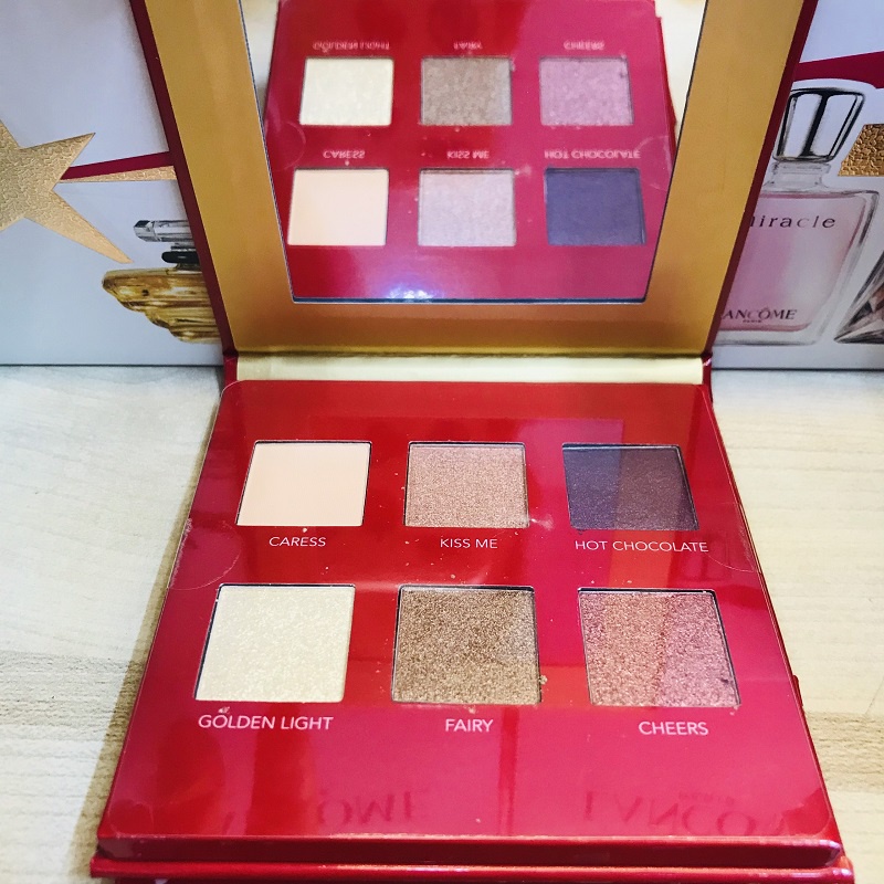 Phấn Mắt Nocibe 6 Tone Màu Nhẹ Nhàng Và Ánh Nhũ