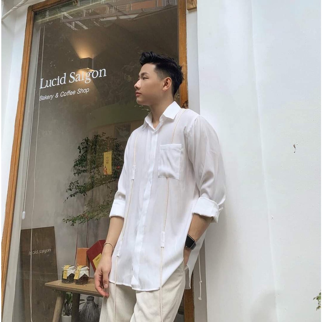 ÁO SƠ MI 2 LINE DECOR