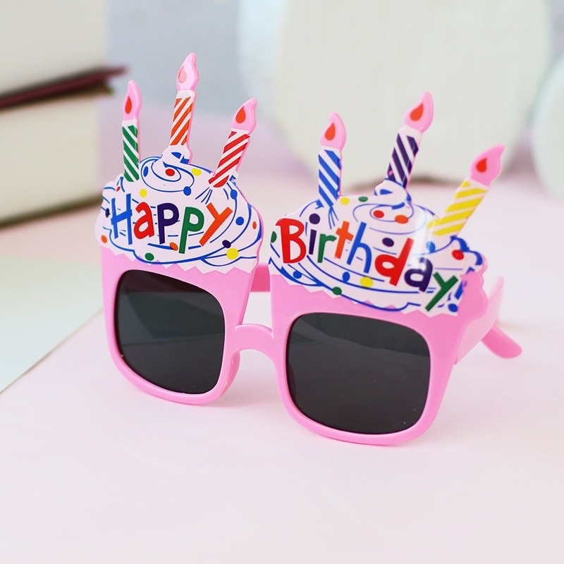 Kính Happy Birthday dùng cho tiệc sinh nhật, chụp ảnh cute hot trend