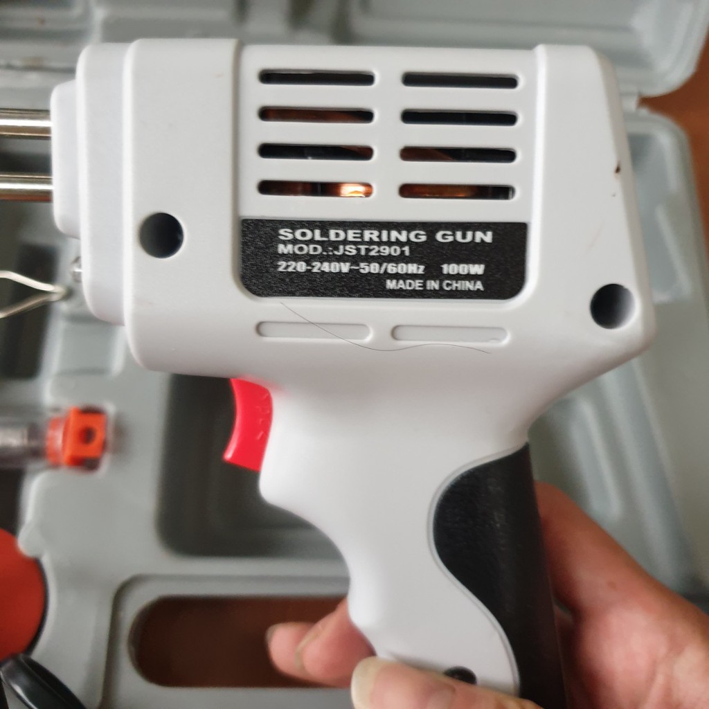 Mỏ Hàn Xung 100W JS2901 phiên bản mới hàng hộp trắng Full bộ như hình