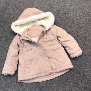 Áo khoác Parka lót lông xuất xịn bé gái (Ảnh thật)