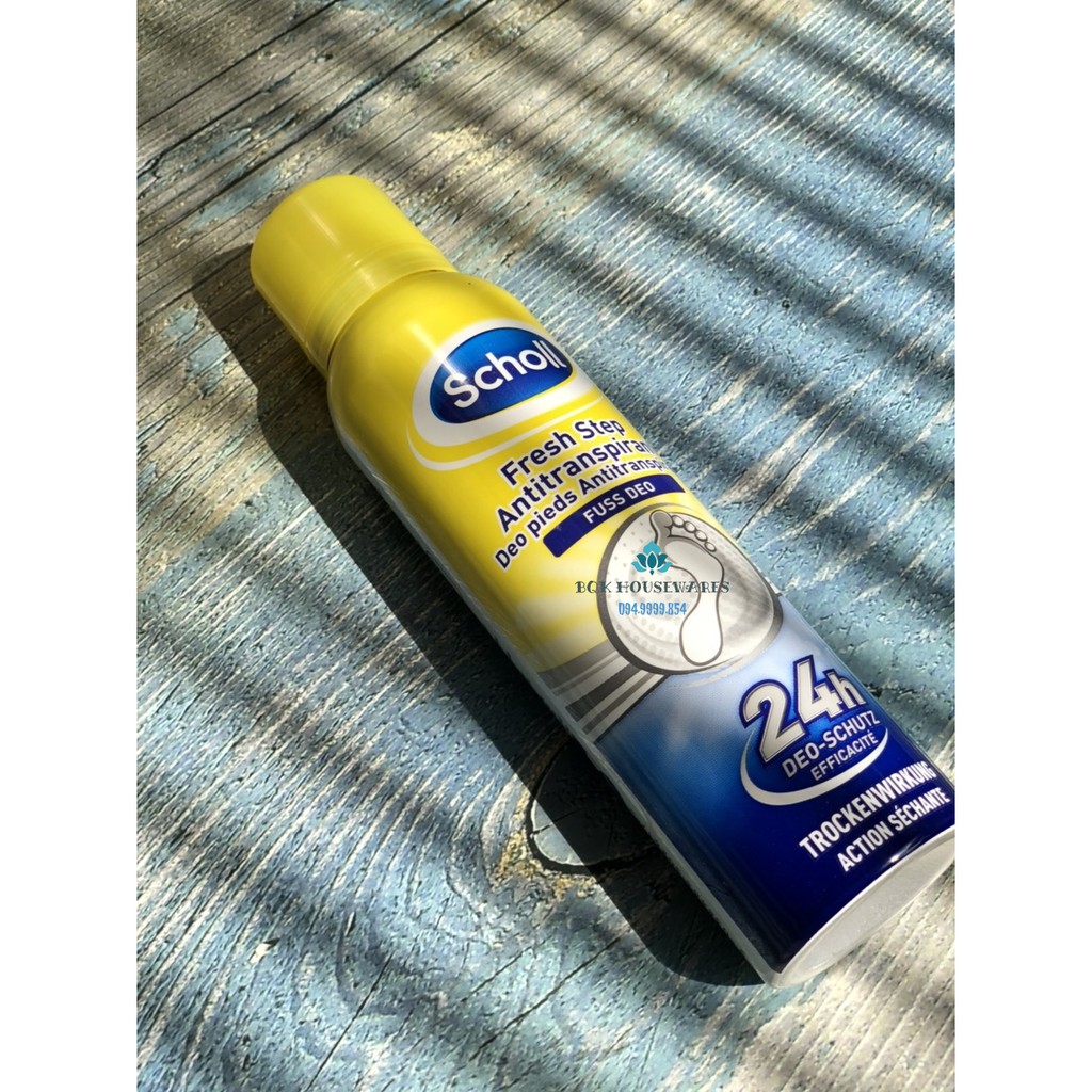[ Hàng Đức ] Xịt khử mùi hôi chân và xịt khử mùi hôi giày Scholl | BigBuy360 - bigbuy360.vn