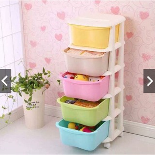 [Shopee siêu rẻ] Tủ nhựa Kata 5 ngăn nhiều màu kích thước 97x37x37cm