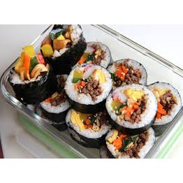 Rong biển cuộn gim bab 10 lá