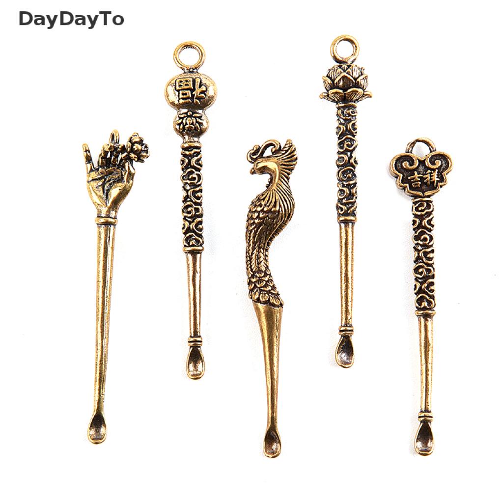 [Hàng mới về] Dụng cụ lấy ráy tai bằng đồng thau nhỏ gọn tiện lợi