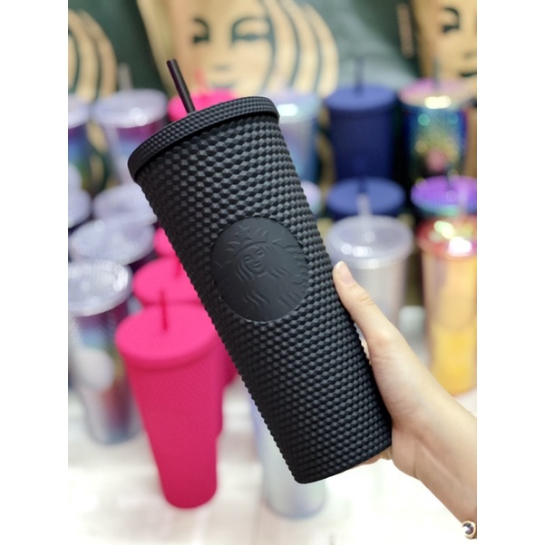 Ly nhựa Starbucks Studded 710ml, ly nhựa 2 lớp