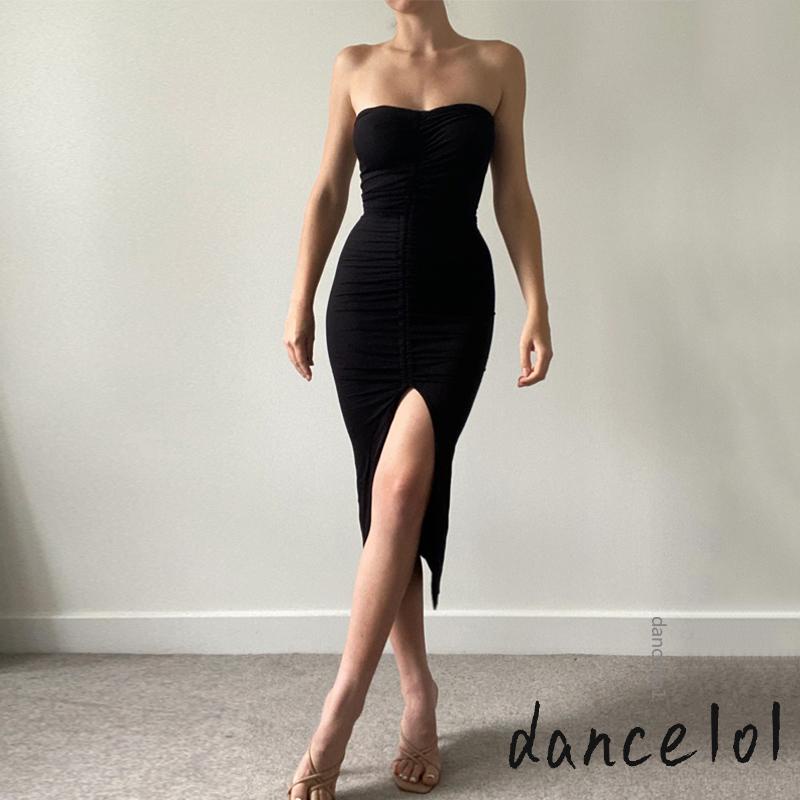 Đầm Midi Khiêu Vũ 1O1 Phối Dây Rút Thời Trang Dành Cho Nữ