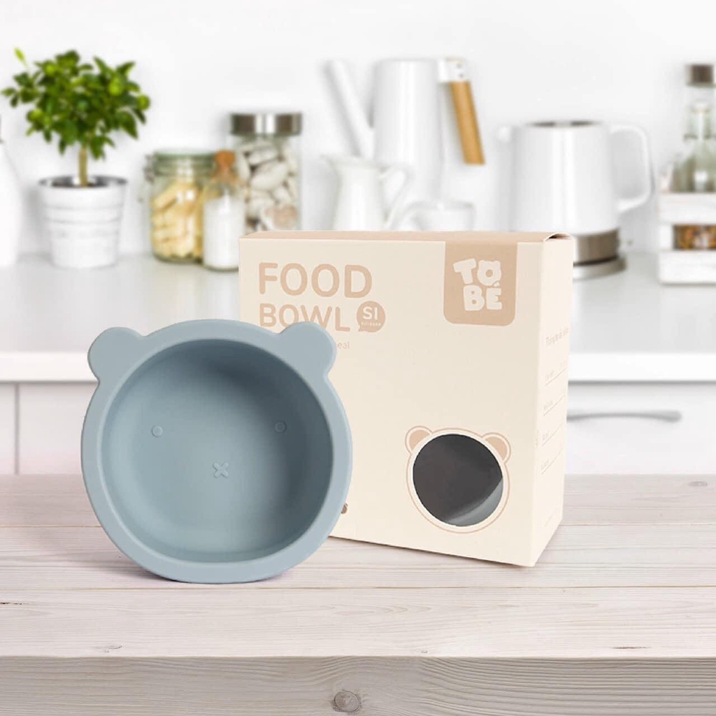 Bát ăn dặm chống lật Eco Silicone Tobe cao cấp an toàn đảm bảo vệ sinh siêu bền bỉ cho bé trai bé gái sơ sinh 3116 3123