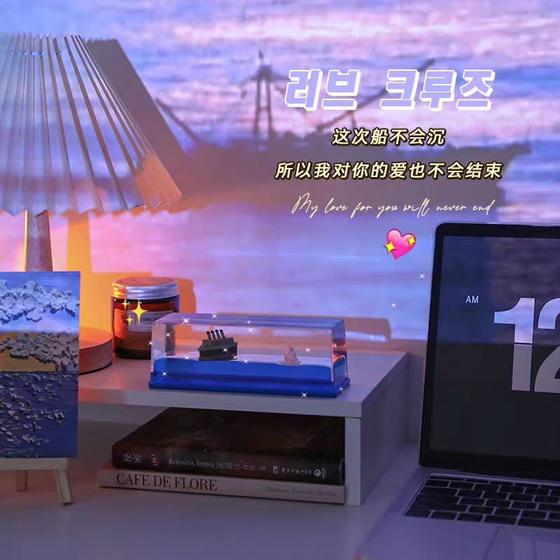 Mô Hình Tàu Titanic,Thuyền, Phong Thủy Trang Trí Để Bàn Học Làm Việc Phòng Tiểu Cảnh Máy Tính Xe Ô Tô