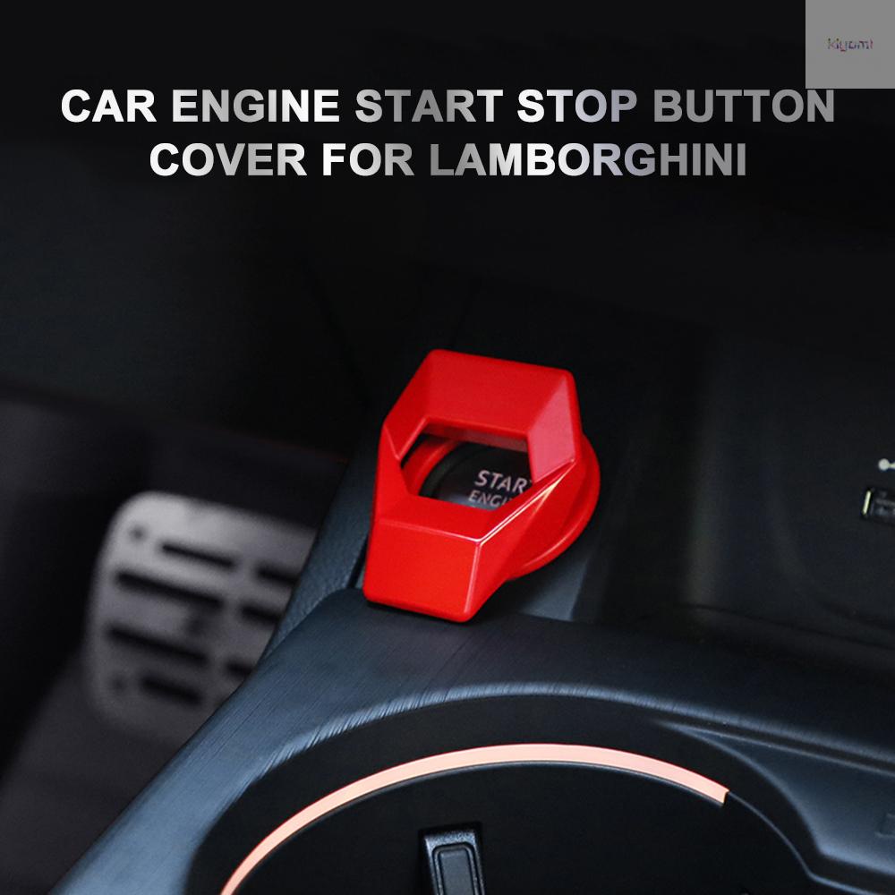 Ready in stock Universal Car Engine Start Stop Push Button Switch Cover Trim Ignition Sticker Car Interior Decoration