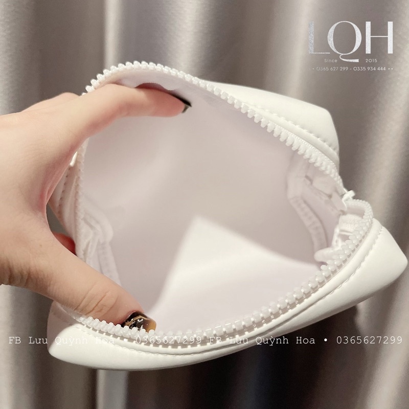 Túi gift form mềm Dior trắng hàng quà tặng