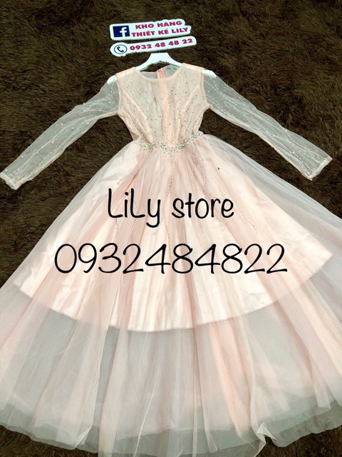 ẢNH VÀ VIDEO THẬT 10000%   Đầm xoè đính đá