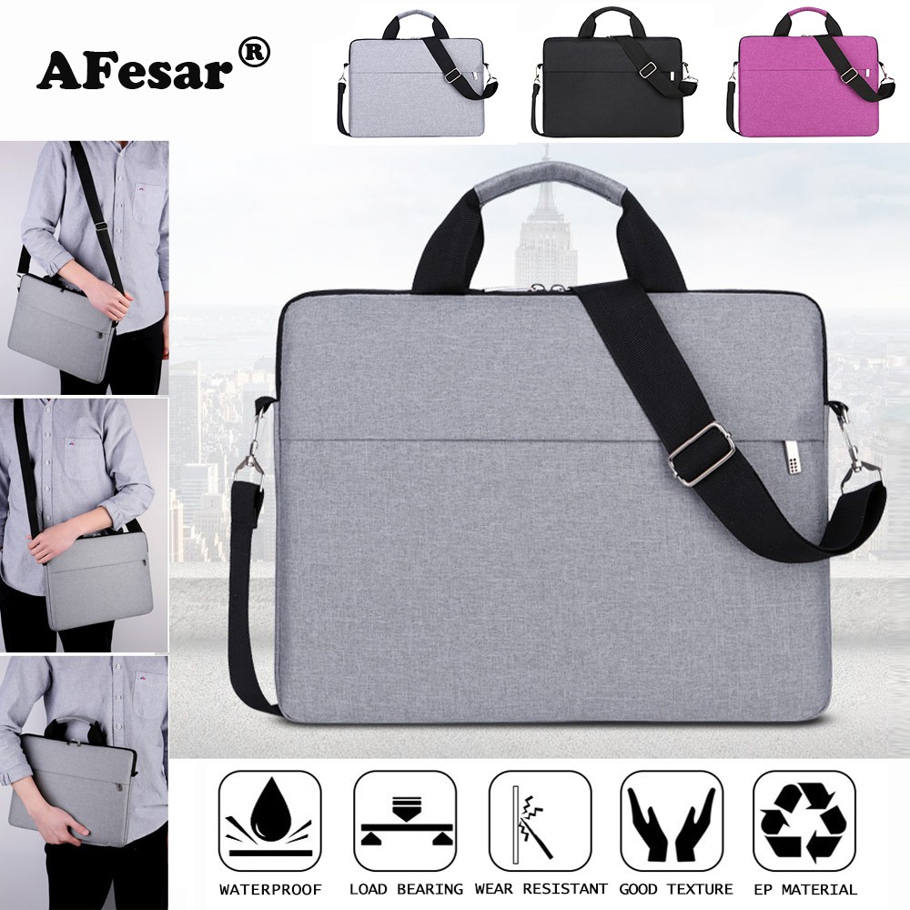 Laptop Bag Waterproof Notebook Bag Surface Pro Macbook Air Pro 13.3 14 15 15.6 Computer Shoulder Handbag Briefcase Bag | BigBuy360 - bigbuy360.vn