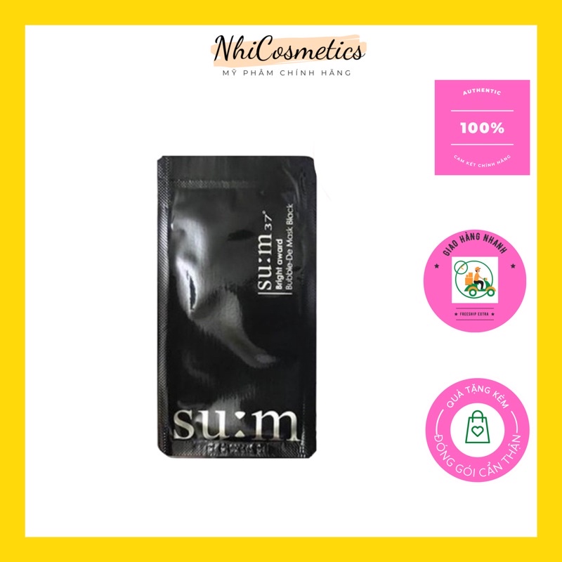 MẶT NẠ SỦI BỌT SUM THẢI ĐỘC ĐEN