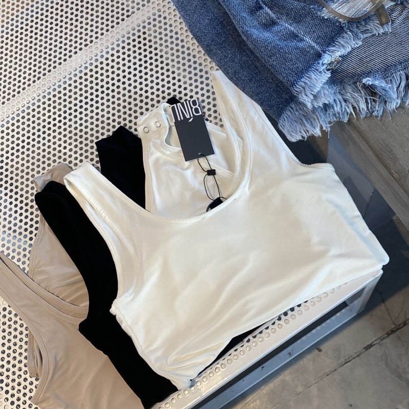 Áo liền thân hai dây bảng to chất liệu cotton lụa | BigBuy360 - bigbuy360.vn