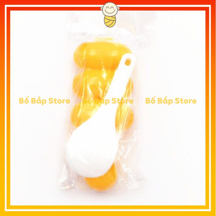 Khuôn Lắc Cơm ⚡TẶNG THÌA⚡ Cho Bé Ăn Dặm Ngon Miệng