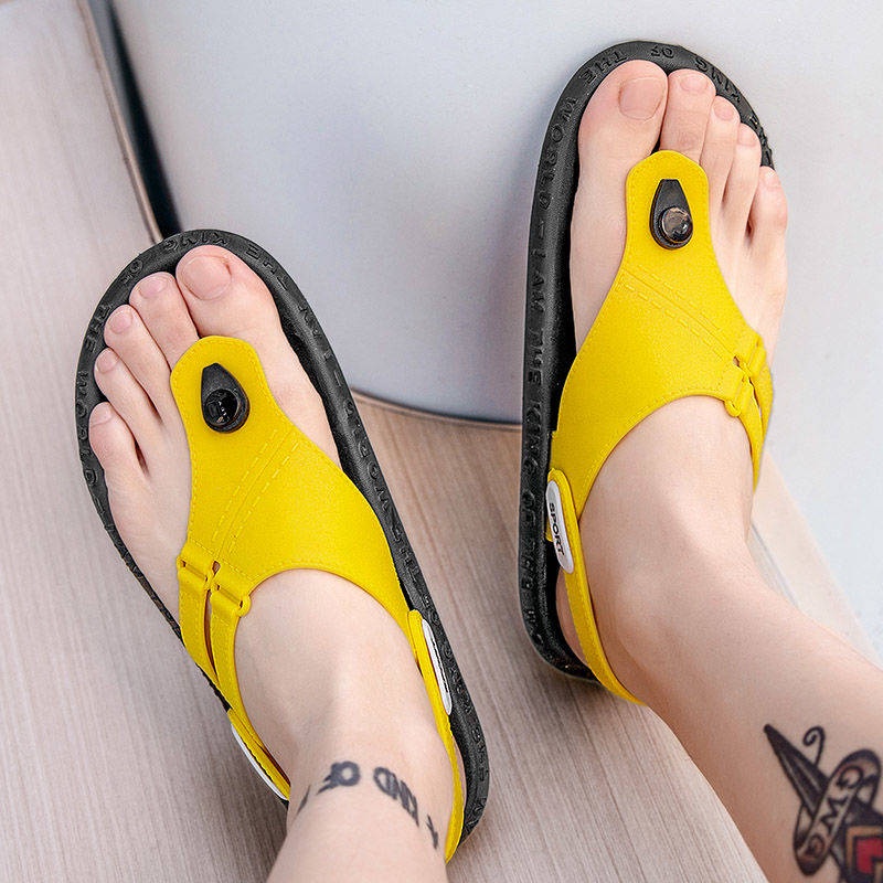 dép tông nam Dép Xỏ Ngón Chống Trượt Phong Cách Hàn Quốc Cho Nam