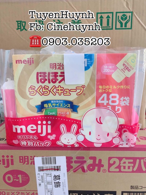 [HCM] Sữa MEIJI (dạng Thanh)27gx 24 Hàng NỘI ĐỊA NHẬT số 0-1 và 1-3