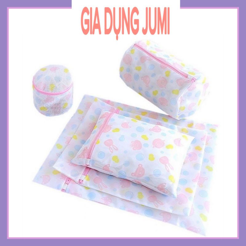 [Hàng loại 1] Sét Túi Giặt Đồ Máy Giặt 5 Chi Tiết Giúp Quần Áo Được Bền đẹp