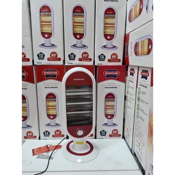 Sưởi điện hồng ngoại 3 bóng Sunhouse SHD7022