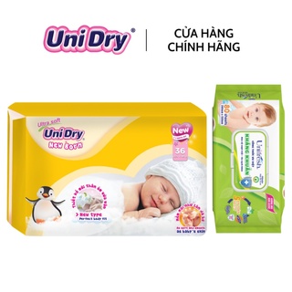 Date T9-24- Tã dán sơ sinh Unidry 36 Miếng
