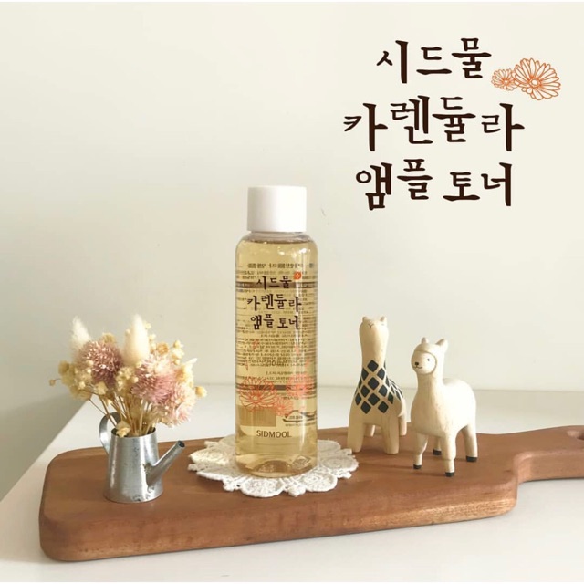 Nước hoa hồng cô đặc sidmool calendula ampoule toner