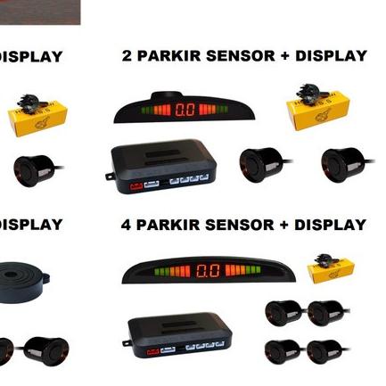 ♪ Bộ Cảm Biến Đỗ Xe 2 4 Mắt Không Hiển Thị - 2 Mắt ❅