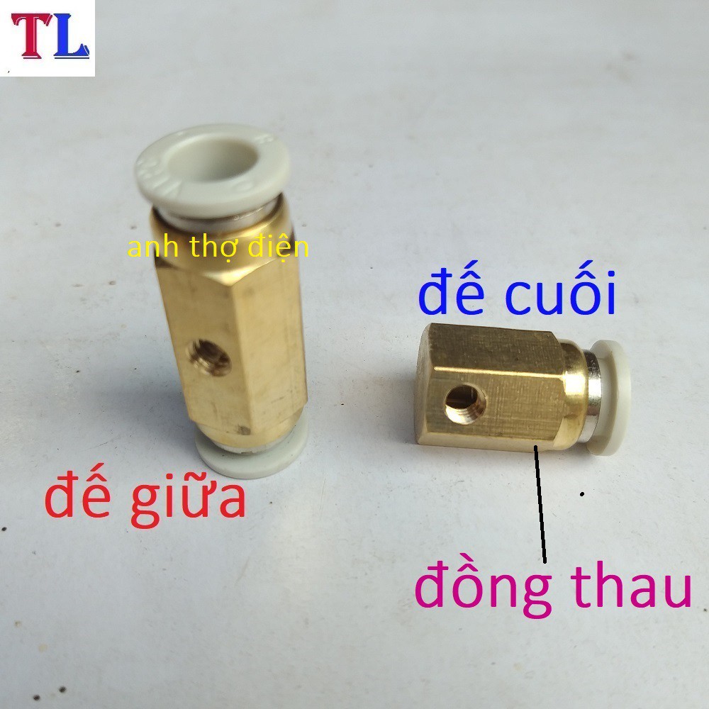 Nối giữa béc phun sương bằng đồng