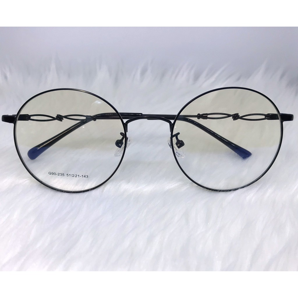 Gọng Kính Cận Mắt Tròn Kim Loại Thời Trang Hàn Quốc (G90-235 51-21-143)-Gọng Kính Mắt Thời Trang H2NEYEWEAR 2019