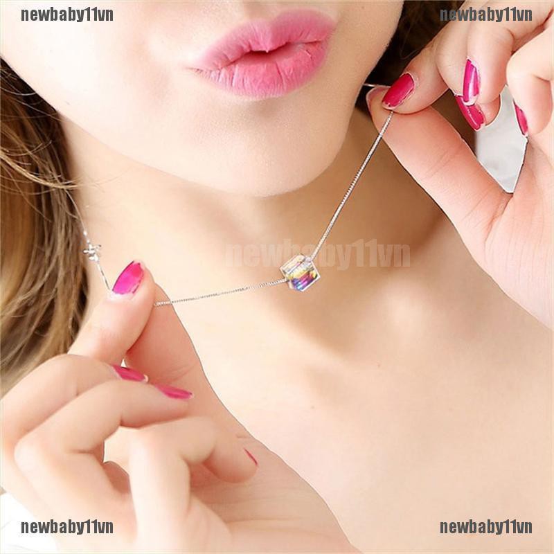 Vòng cổ Mặt Khối Pha Lê Ma Thuật Thời Trang Cho Nữ