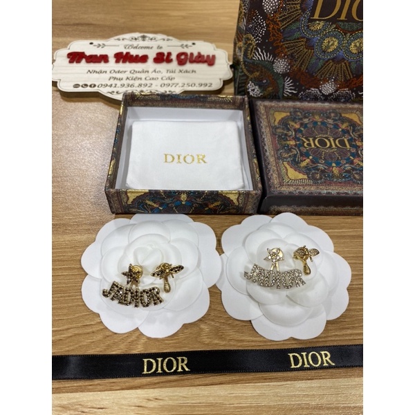 Bông tai cao cấp Dior