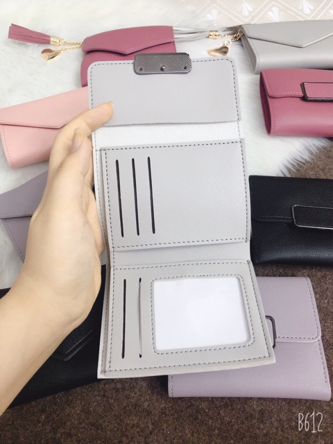 Ví bóp cầm tay da nữ mini đẹp VD70 | BigBuy360 - bigbuy360.vn
