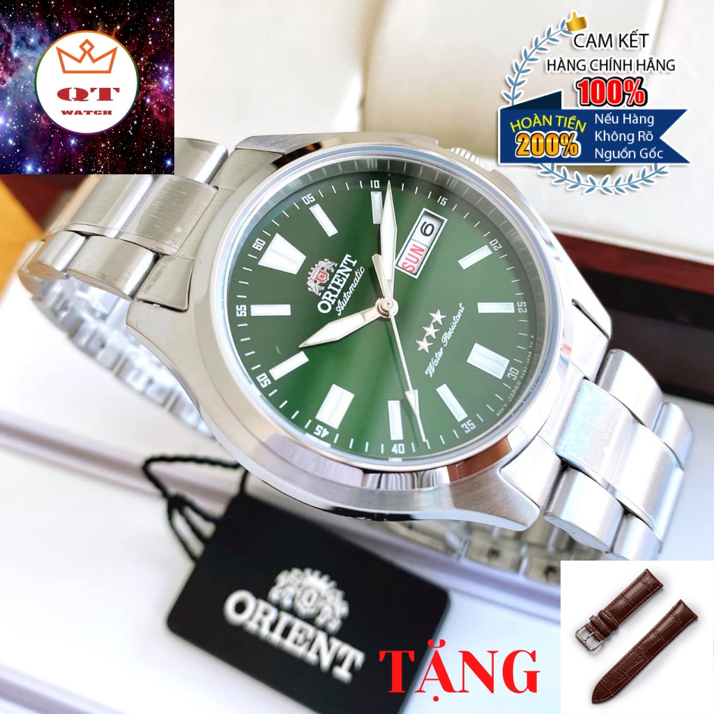 Đồng Hồ Nam ORIENT 3 Sao Automatic RA-AB0F08E Chính Hãng Tặng Dây Da Cao Cấp