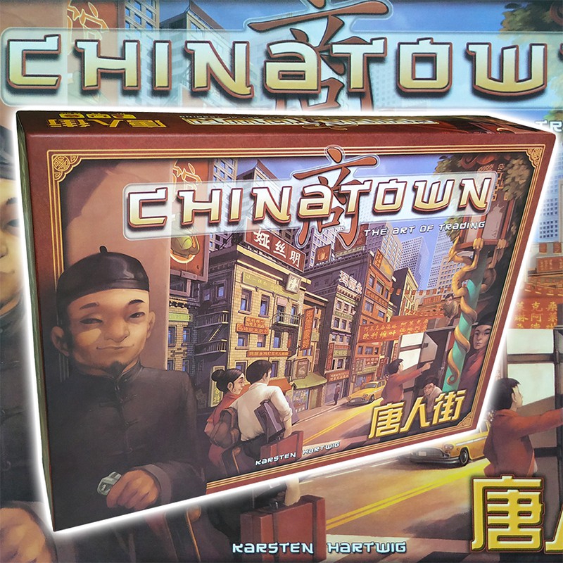 Hộp trò chơi Chinatown - Thương gia phố Tàu Board game NoBrand