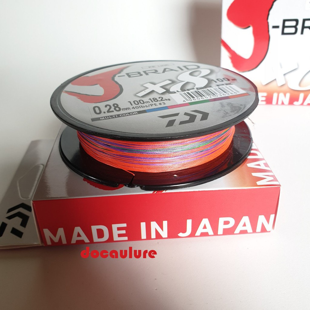 Dây dù câu cá siêu bên X8 7 màu dây mịn chịu tải cao giá tại xưởng