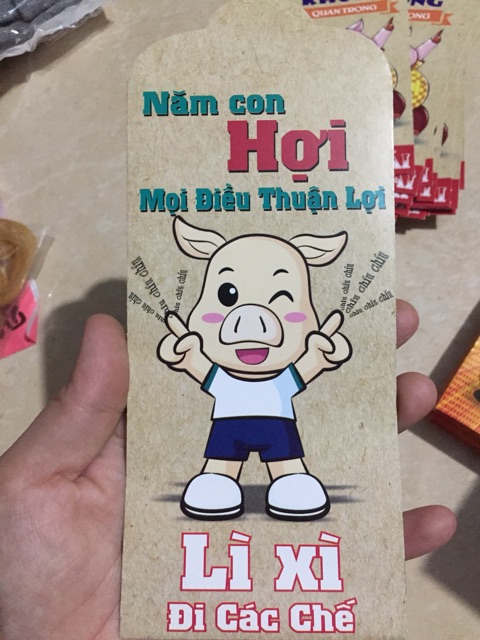 Bao lì xì tết 2019