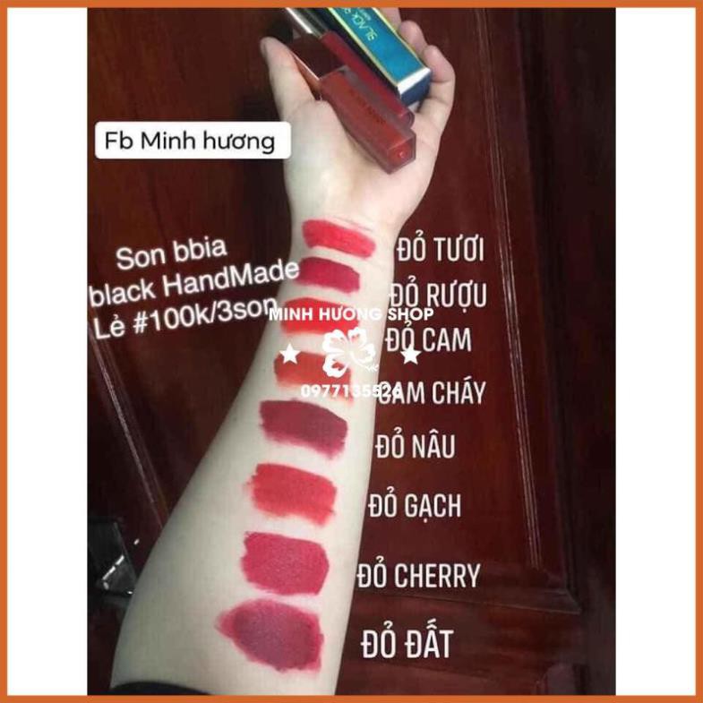 (hàng sẵn) Son black handmade A06 A12 A17 A22 A26 A31 A32 A36 A37 chất son lỳ đẹp | Thế Giới Skin Care