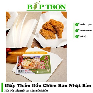 GIẤY THẤM DẦU CHIÊN RÁN NHẬT BẢN - HÀNG NỘI ĐỊA NHẬT, giúp hút bớt dầu mỡ, giúp đồ ăn giòn hơn - BẾP TRỌN