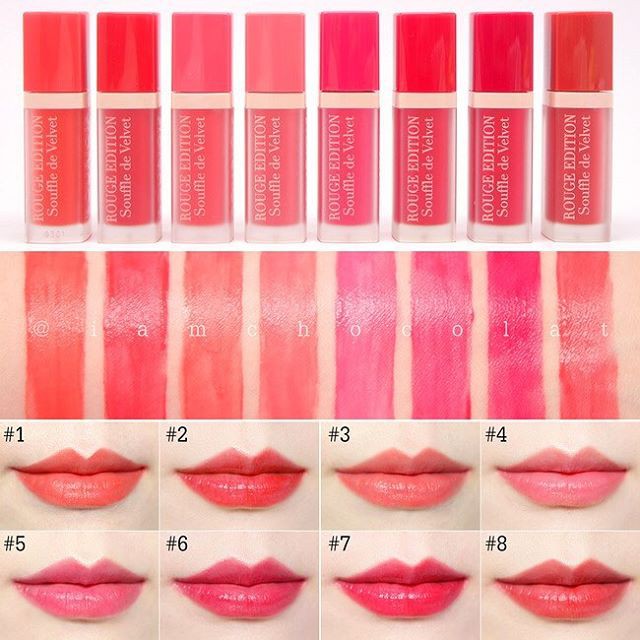 Son Bourjois Velvet Rouge Edition kem lỳ -Huynmio