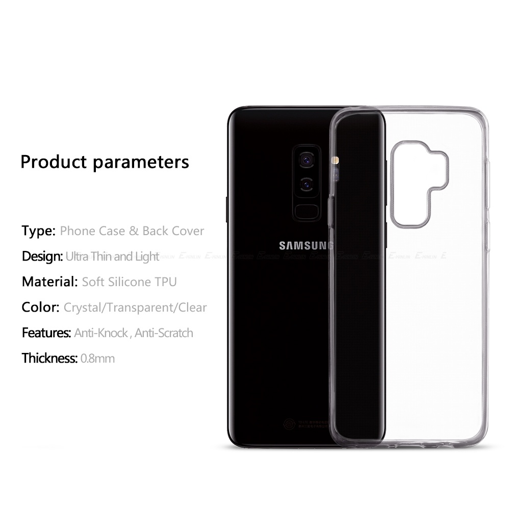 Ultra Ốp Điện Thoại Silicon TPU Mềm Trong Suốt Siêu Mỏng Cho Samsung Galaxy S23 S22 S21 S20 FE S10 Note 20 Ultra 10 Plus Lite 9 S10e S9